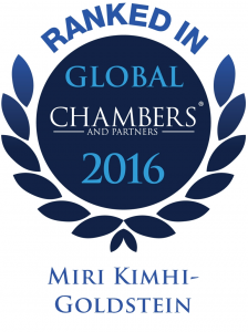 Logo of Chambers and Partners ranking guide TOP RANKED for 2016