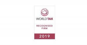 Logo of WORLD TAX ranking guide for 2019